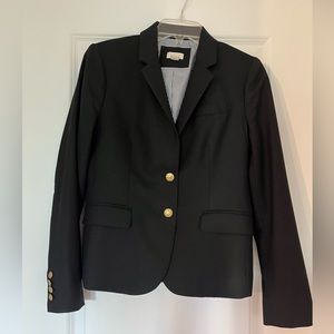 J Crew black blazer. Size 8.